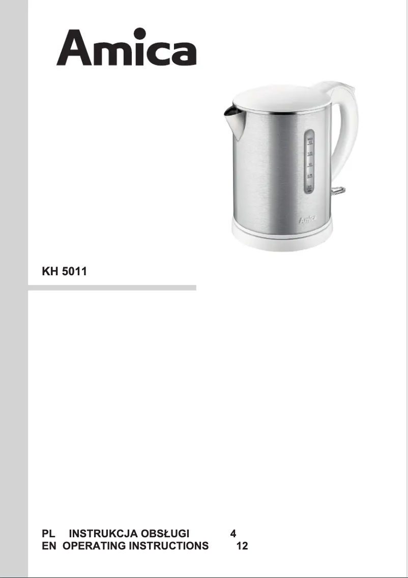 Imagen de la primera página del manual del dispositivo KH 5011