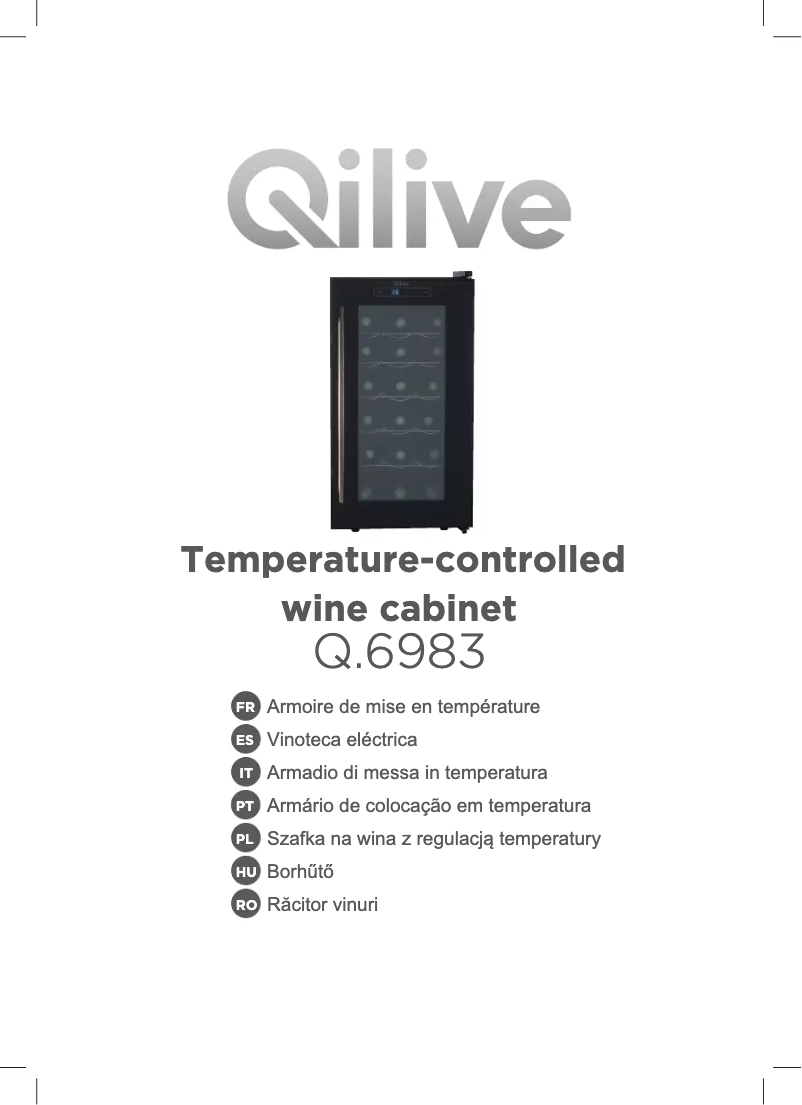 Page n°1 - Manuel utilisateur Qilive Q.6983