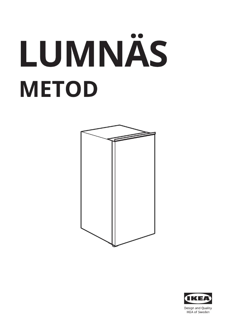 Page 1 de la notice Manuel utilisateur Ikea LUMNÄS 805.728.54