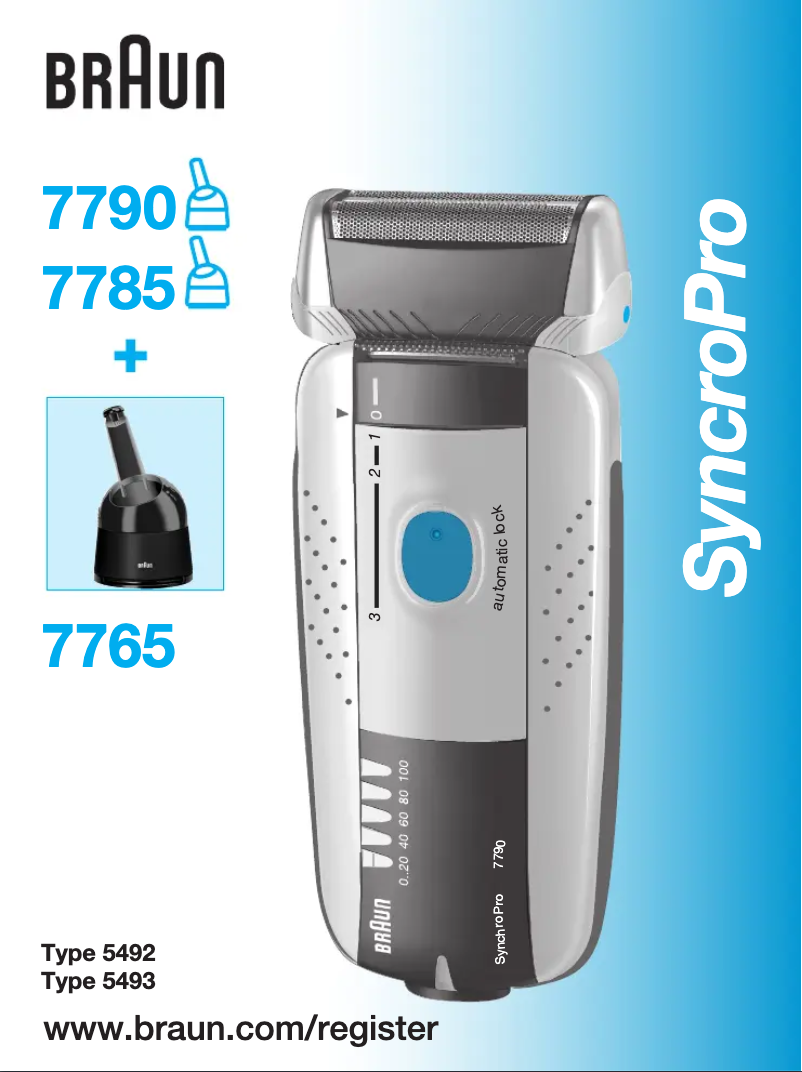 Página 1 del manual Manual de usuario Braun SyncroPro 7785