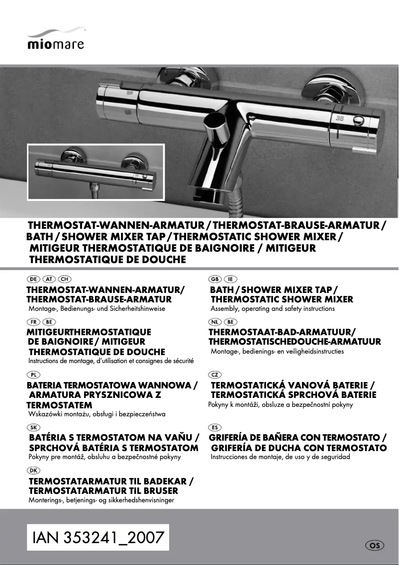 Page n°1 - Manuel utilisateur Miomare HG00625A