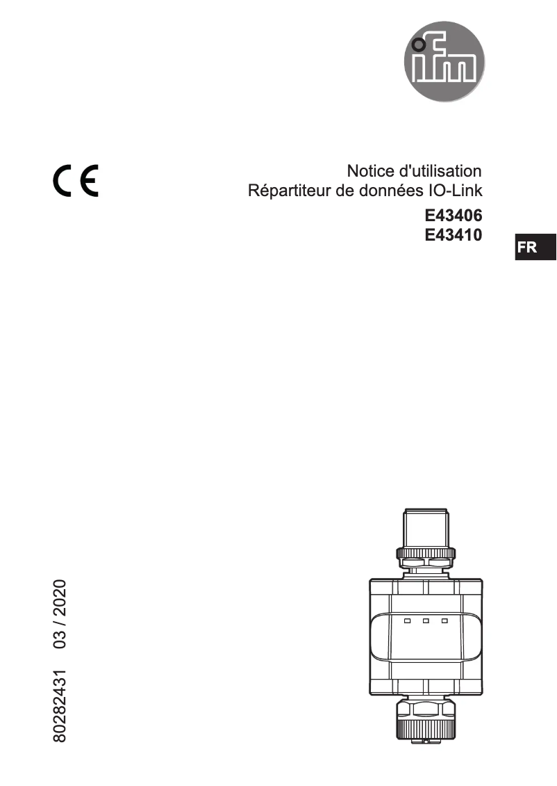 Image de la première page du manuel de l'appareil E43406