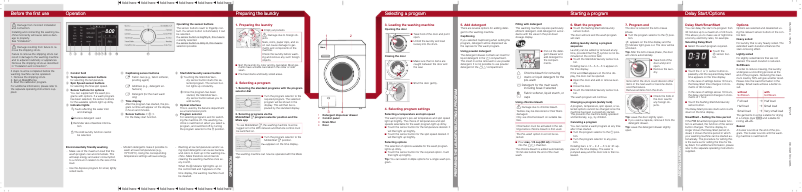 Page n°1 - Manuel utilisateur Miele WXD 160 WCS W1
