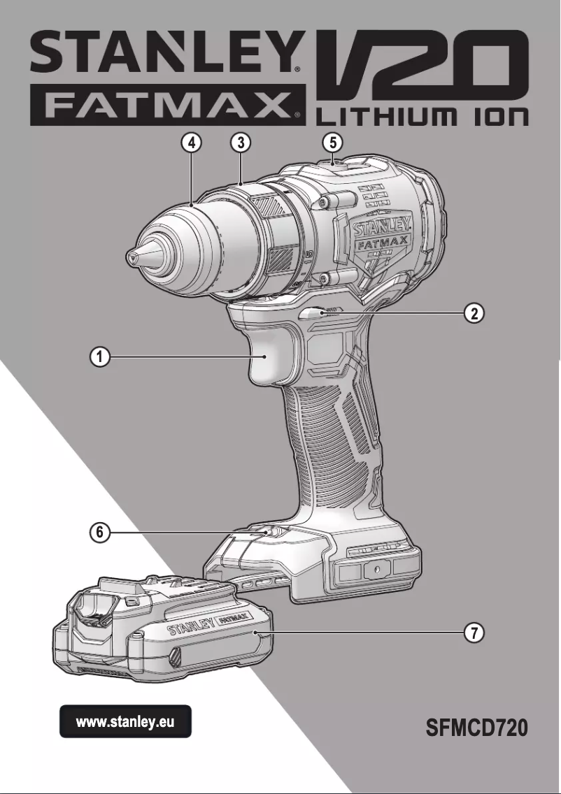 Página 1 del manual Manual de usuario Stanley SFMCD720