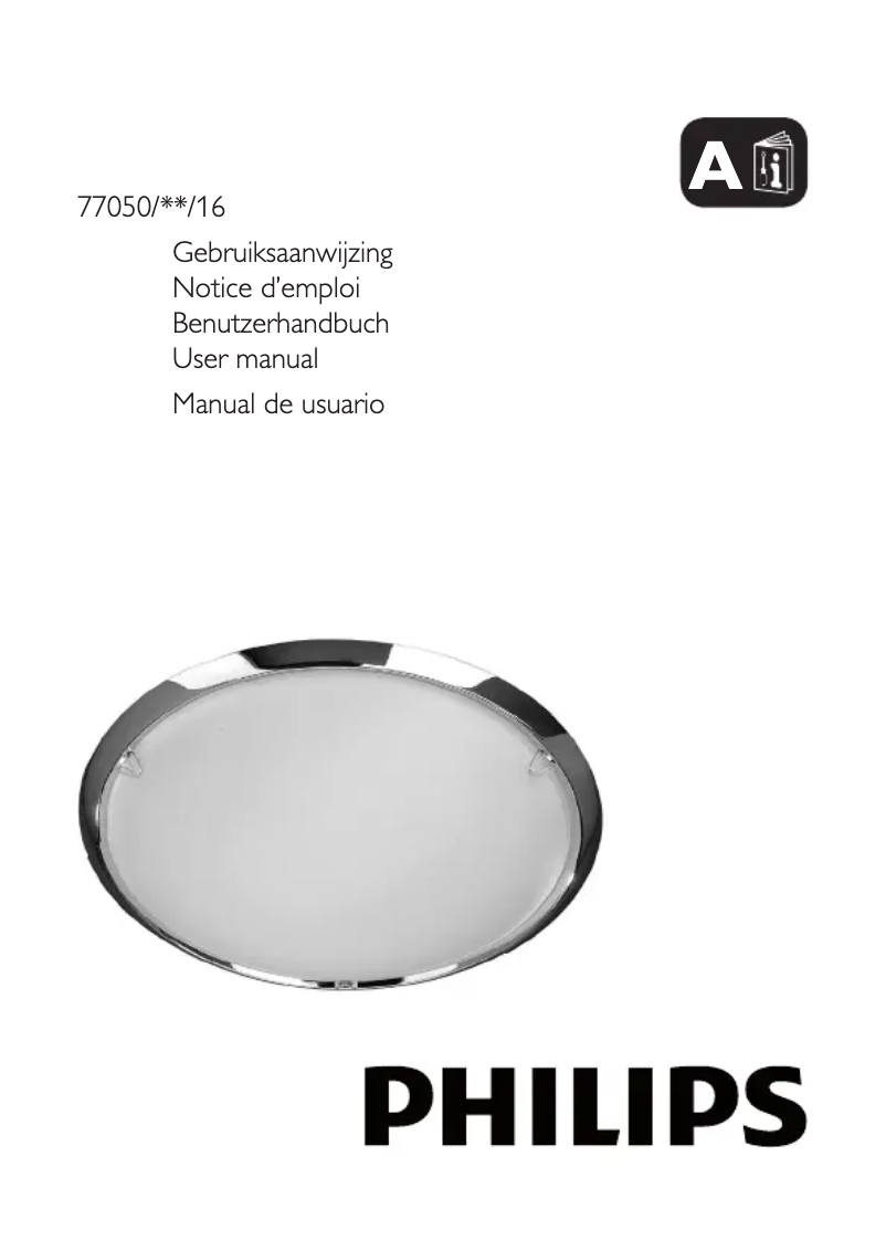 Page n°1 - Manuel utilisateur Philips myLiving 77050/31/16