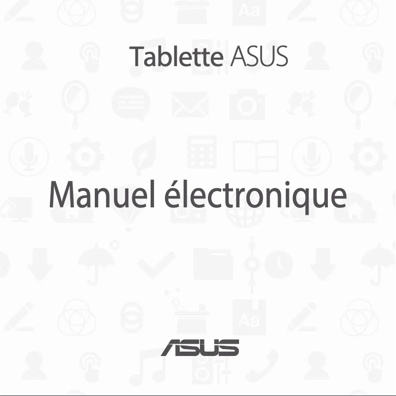 Page 1 de la notice Manuel utilisateur Asus Transformer Pad TF103CG