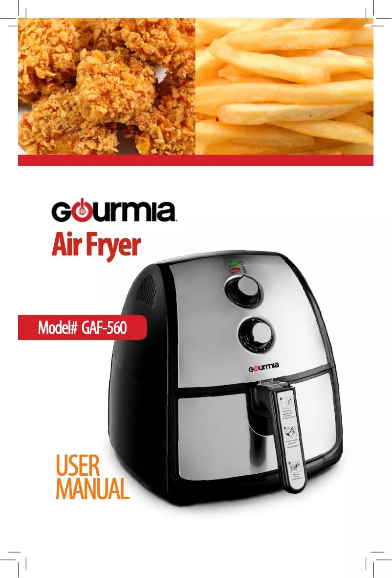 Page n°1 - Manuel utilisateur Gourmia GAF560
