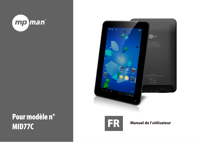 Página 1 del manual Manual de usuario Mpman MID77C