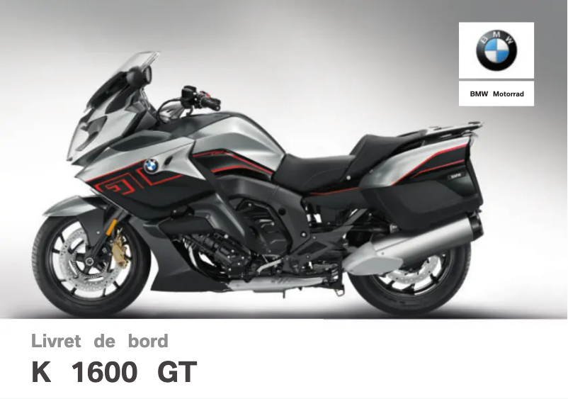 Página 1 del manual Manual de usuario BMW K 1600 GT (2018)