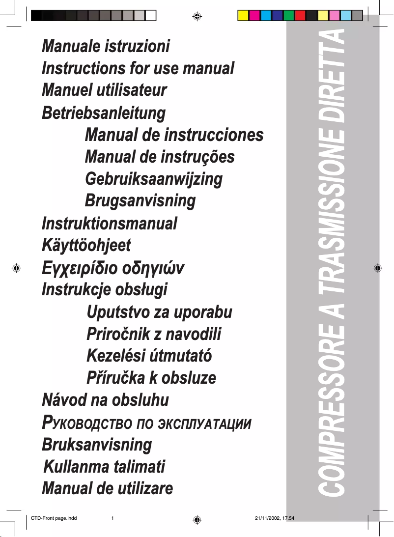 Page n°1 - Manuel utilisateur Aerotec 220-24 FC