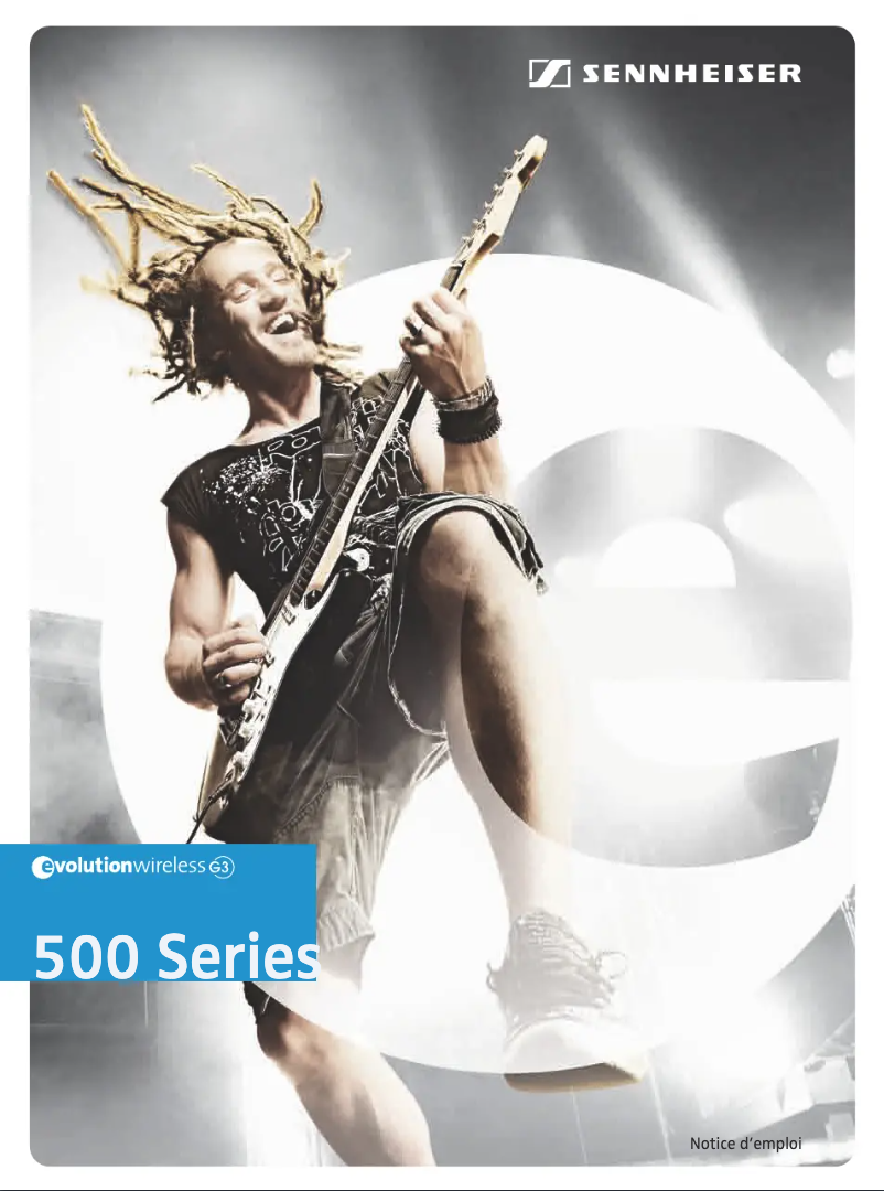 Page 1 de la notice Manuel utilisateur Sennheiser 503138