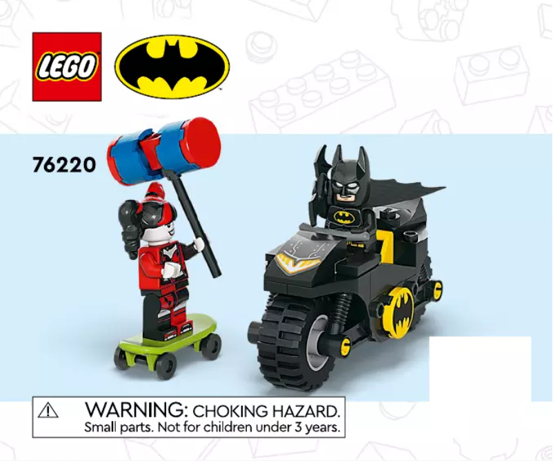 Image de la première page du manuel de l'appareil Batman 76220