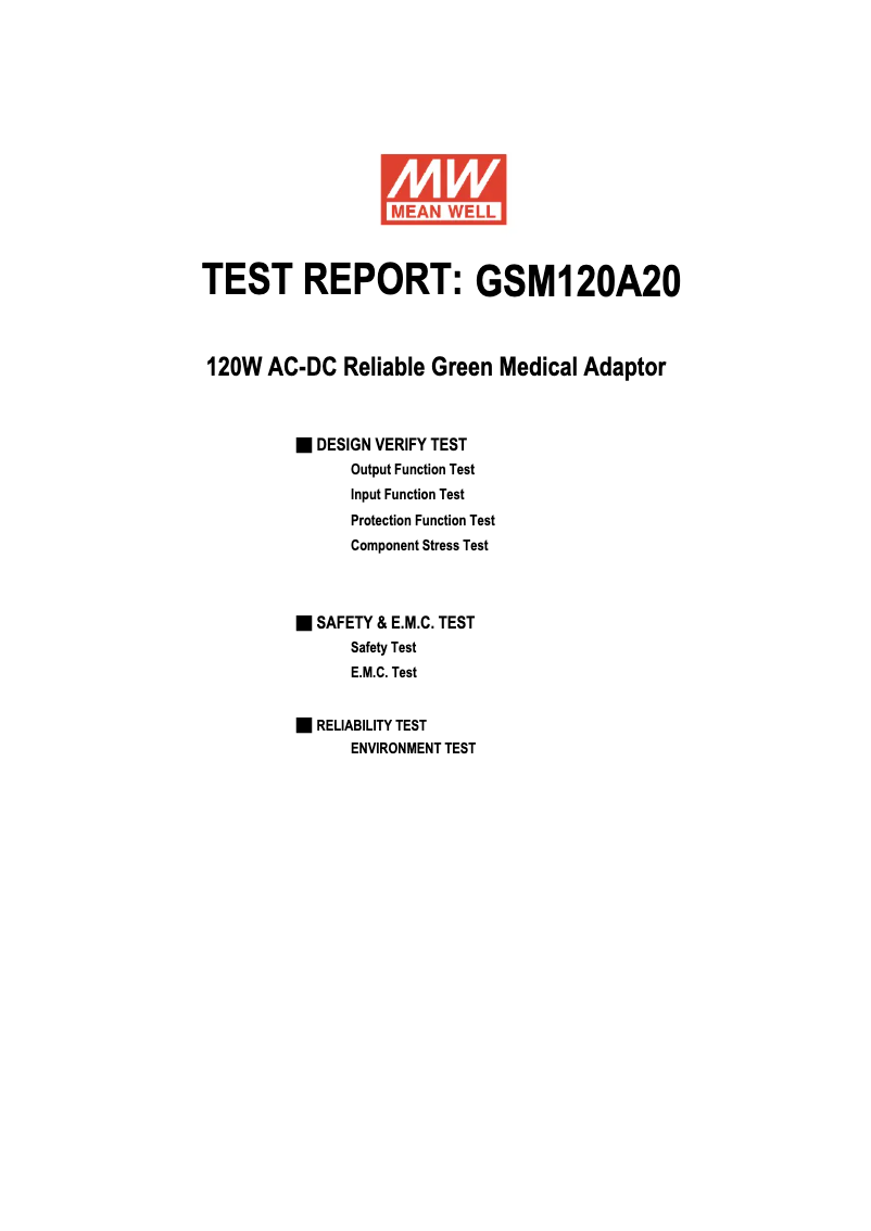 Image de la première page du manuel de l'appareil GSM120A20-R7B