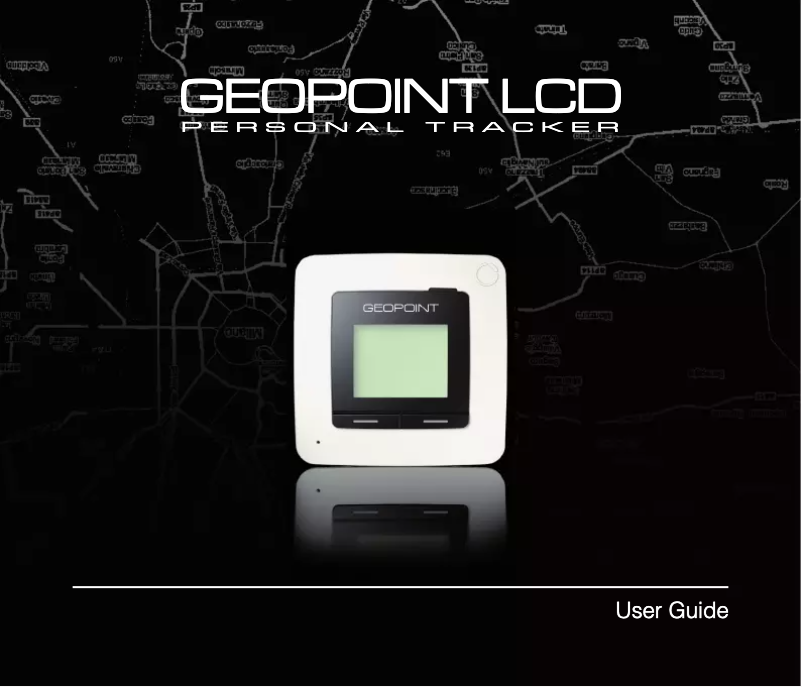 Image de la première page du manuel de l'appareil GEOPOINT LCD