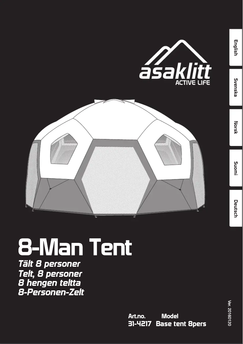 Page n°1 - Manuel utilisateur Asaklitt 31-4217