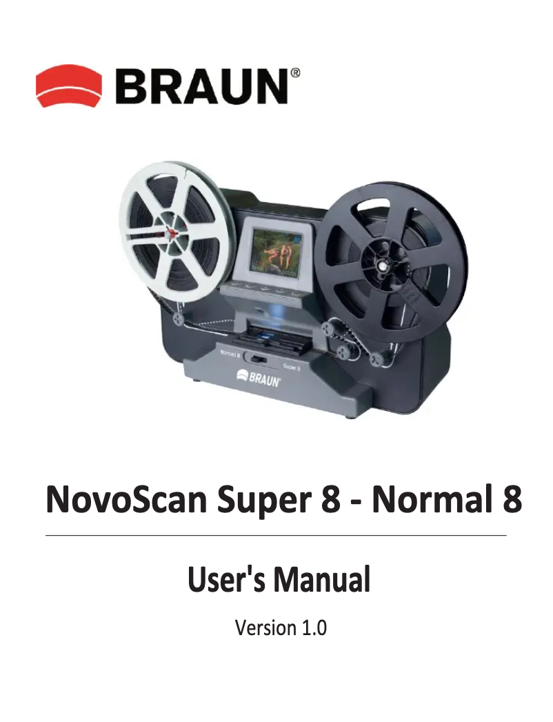 Page n°1 - Manuel utilisateur Braun NovoScan Super 8 - Normal 8