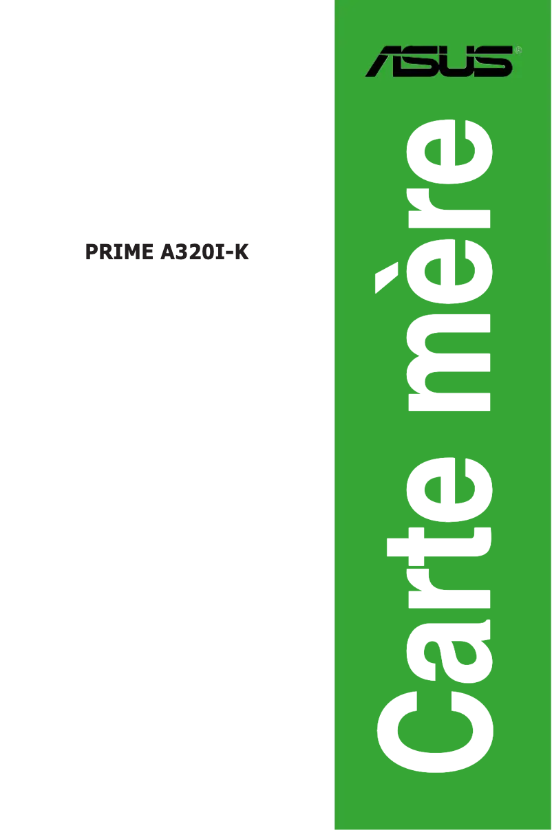 Page 1 of the manual User Manual Asus Prime A320I-K