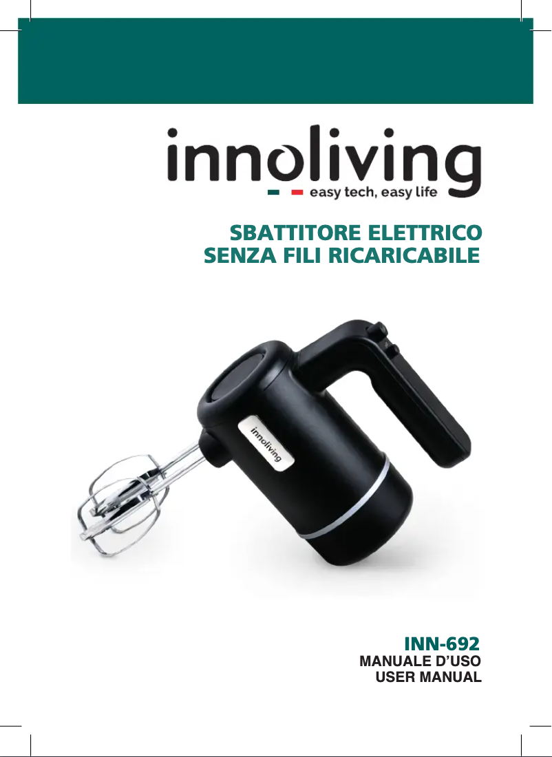Page n°1 - Manuel utilisateur Innoliving INN-692