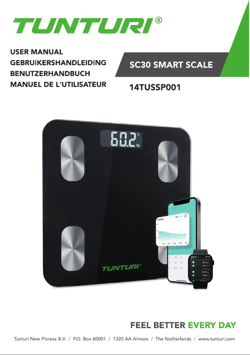Image de la première page du manuel de l'appareil SC30 Smart Scale