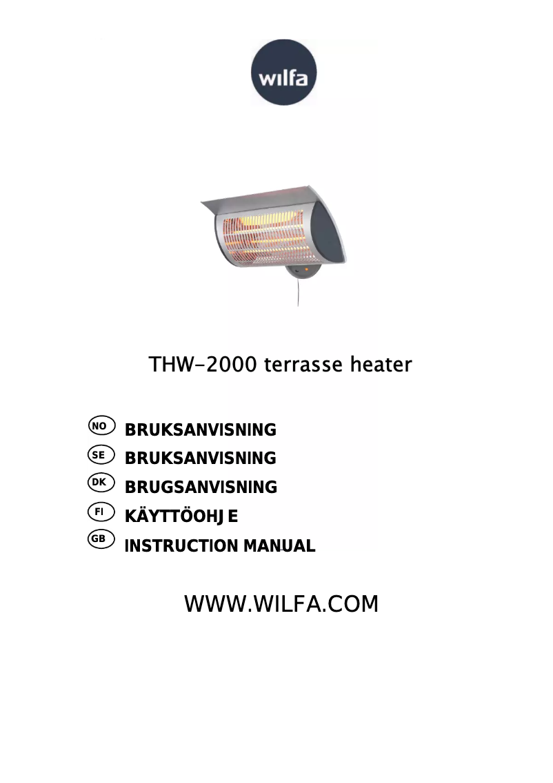 Image de la première page du manuel de l'appareil Sol THW-2000