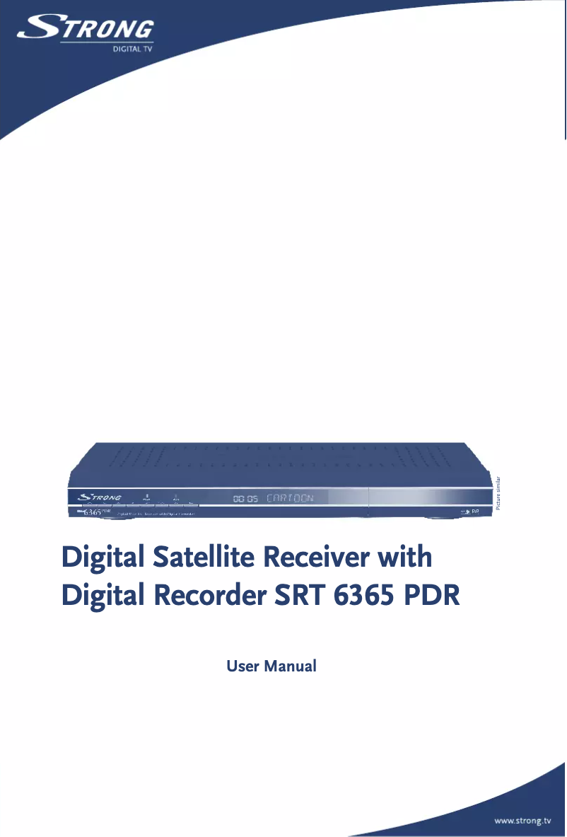 Page n°1 - Manuel utilisateur Strong SRT 6365 PDR