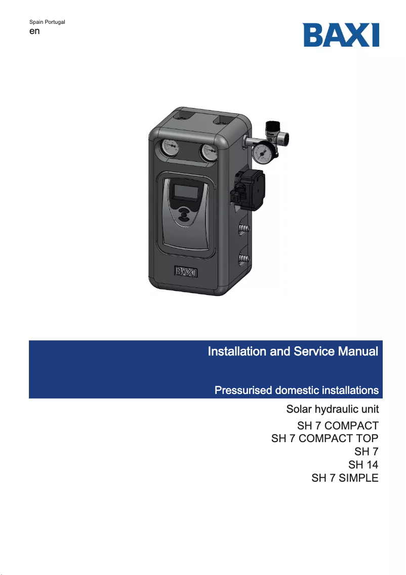 Image de la première page du manuel de l'appareil SH 7 Compact