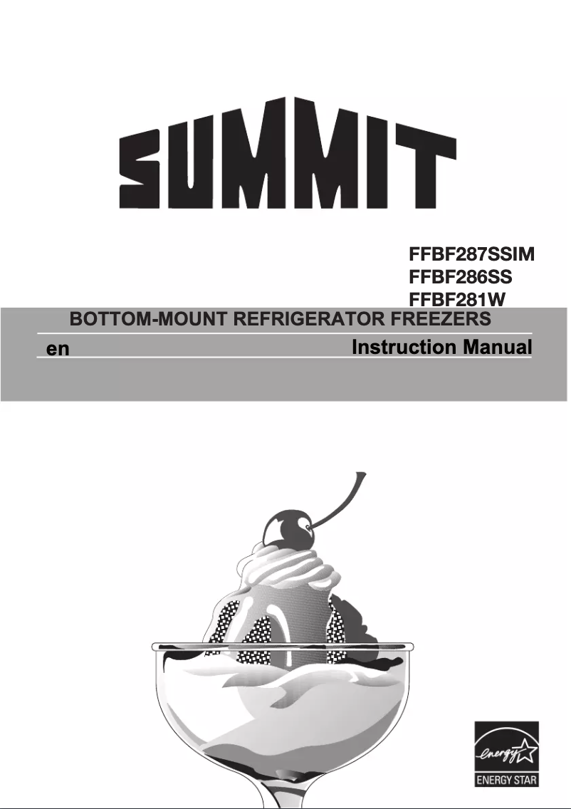 Page 1 de la notice Guide d'installation Summit FFBF281