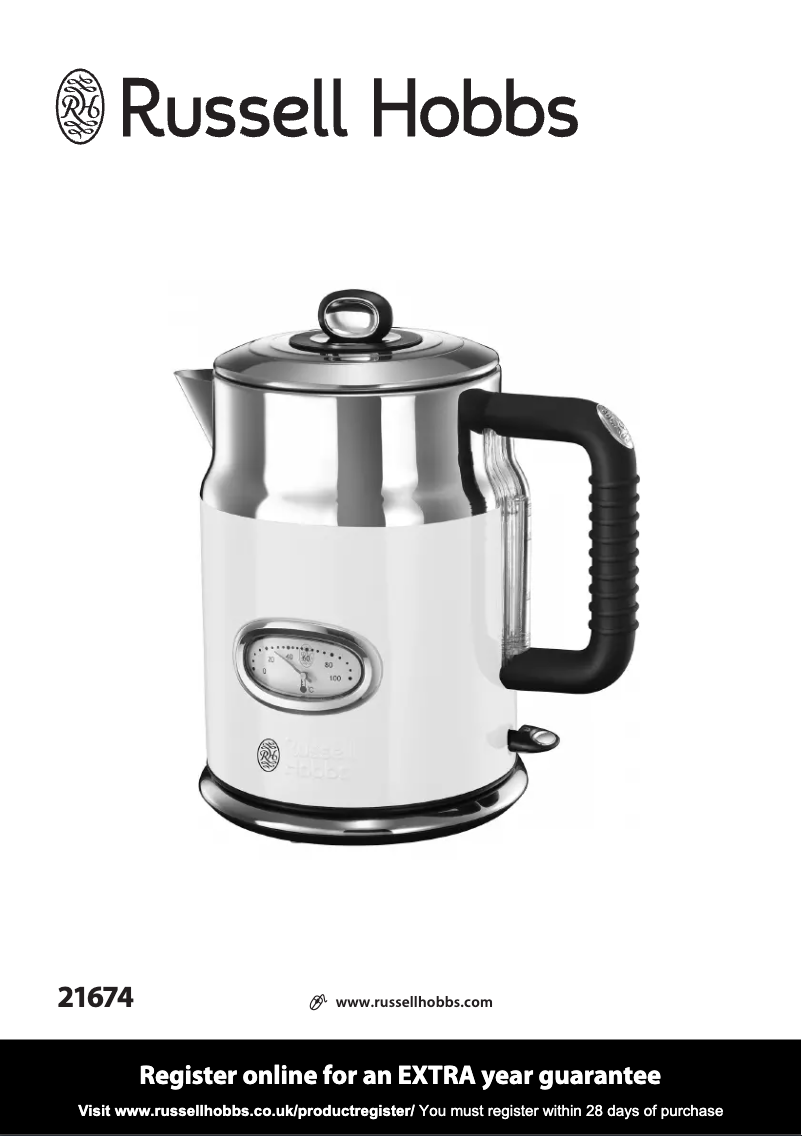 Image de la première page du manuel de l'appareil Retro 21674