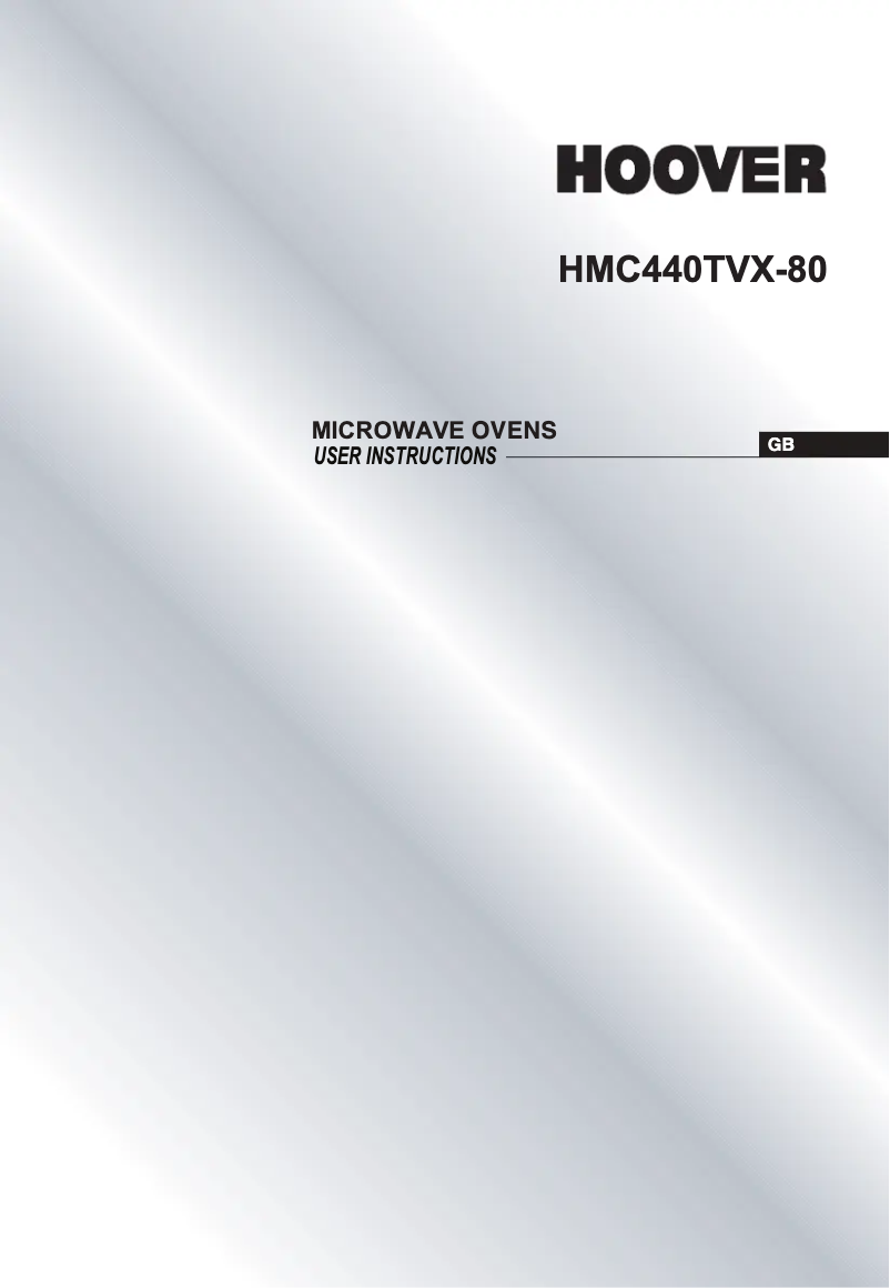 Page 1 de la notice Mode d'emploi Hoover HMC440TVX-80