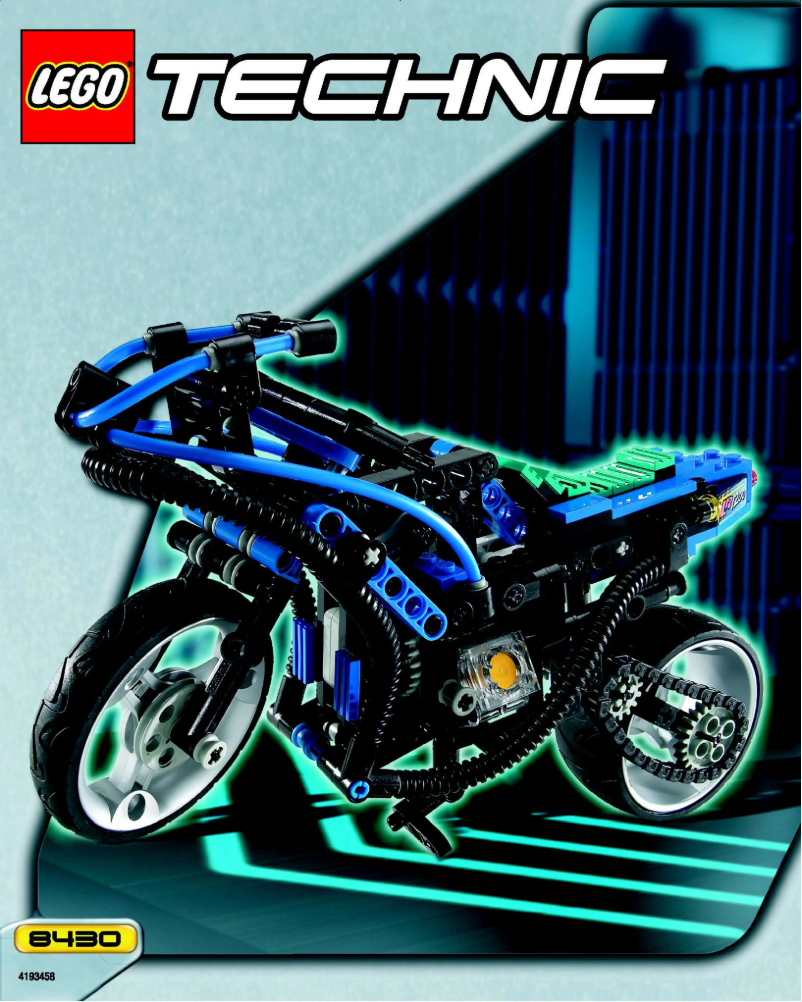Page n°1 - Manuel utilisateur Lego Technic 8430