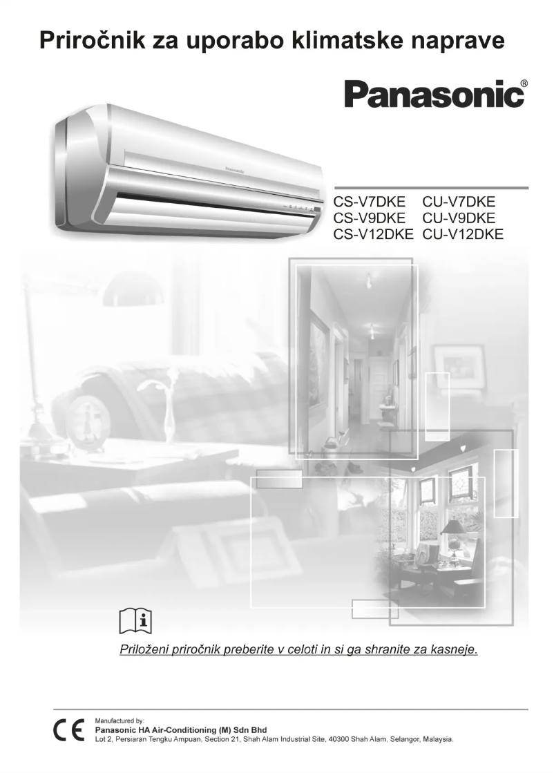 Page n°1 - Manuel utilisateur Panasonic CU-V9DKE