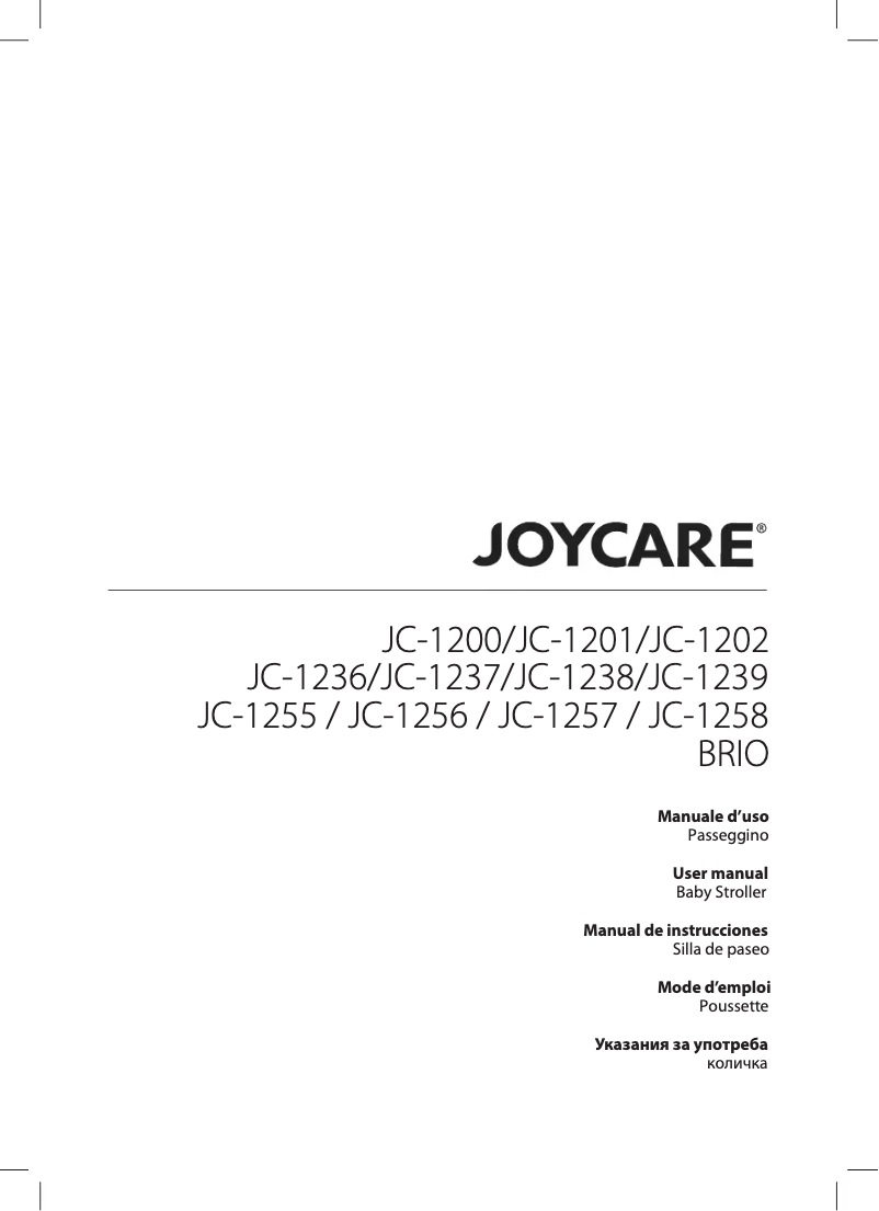 Página 1 del manual Manual de usuario Joycare Brio JC-1201
