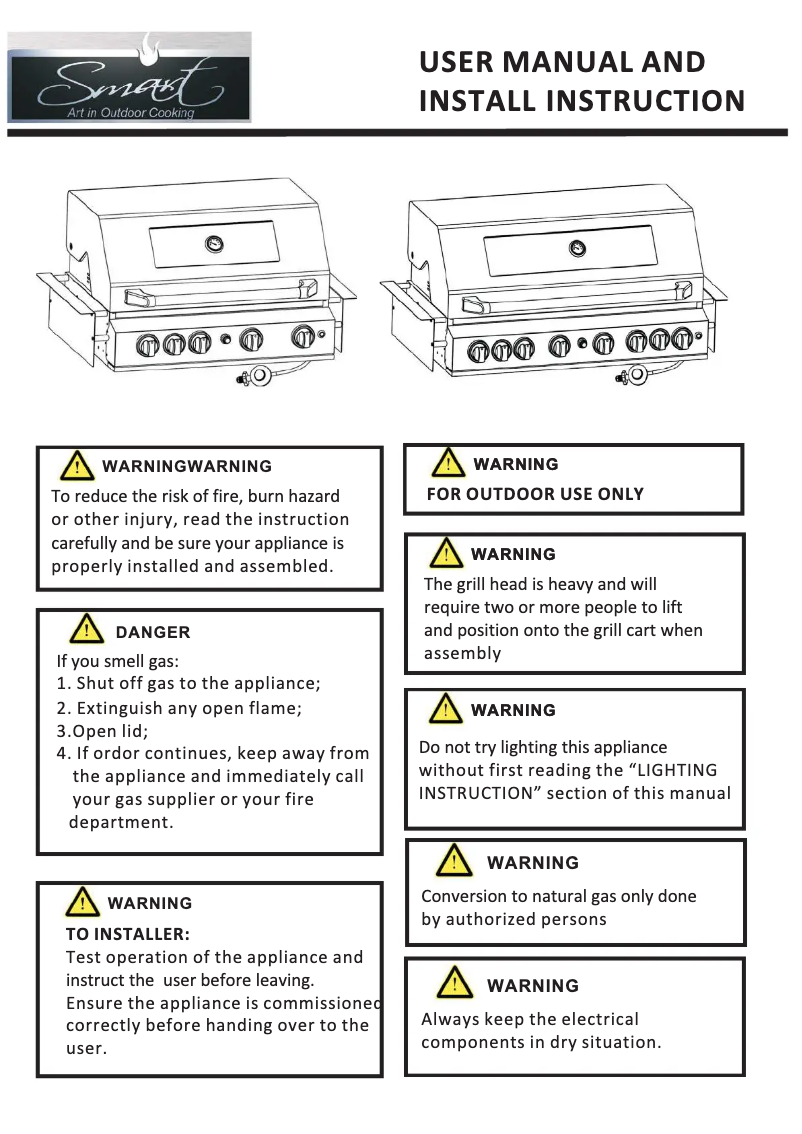 Page 1 de la notice Fiche technique Smart 601WB-B