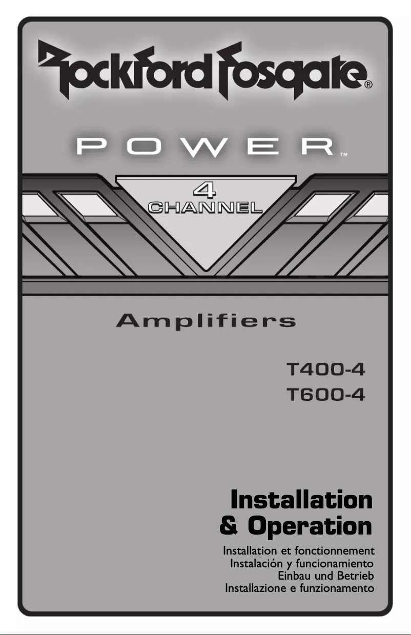 Image de la première page du manuel de l'appareil T400-2
