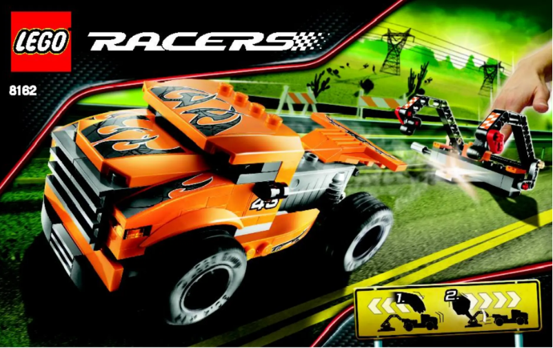 Page 1 de la notice Manuel utilisateur Lego Racers 8162