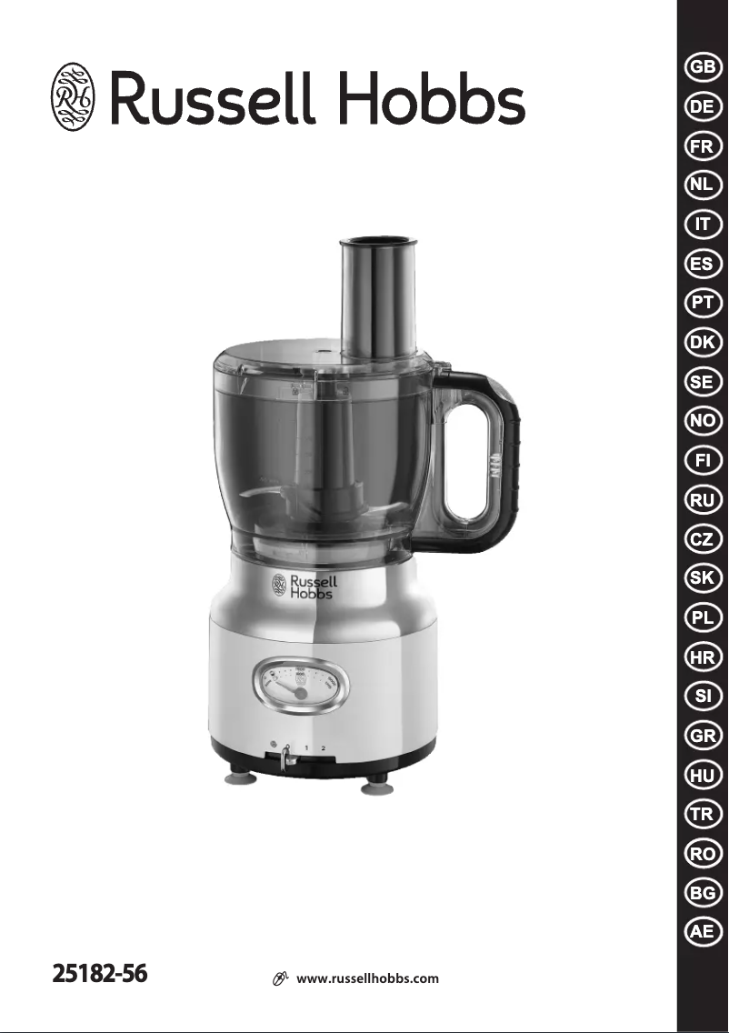 Page n°1 - Manuel utilisateur Russell Hobbs Retro 25182-56