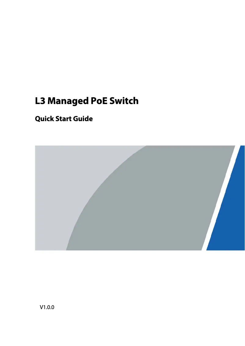 Image de la première page du manuel de l'appareil PFS4218-16GT-230