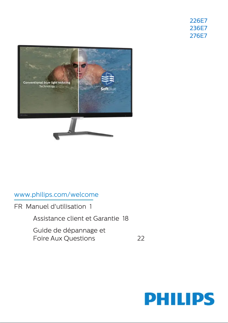 Imagen de la primera página del manual del dispositivo 236E7EDAB