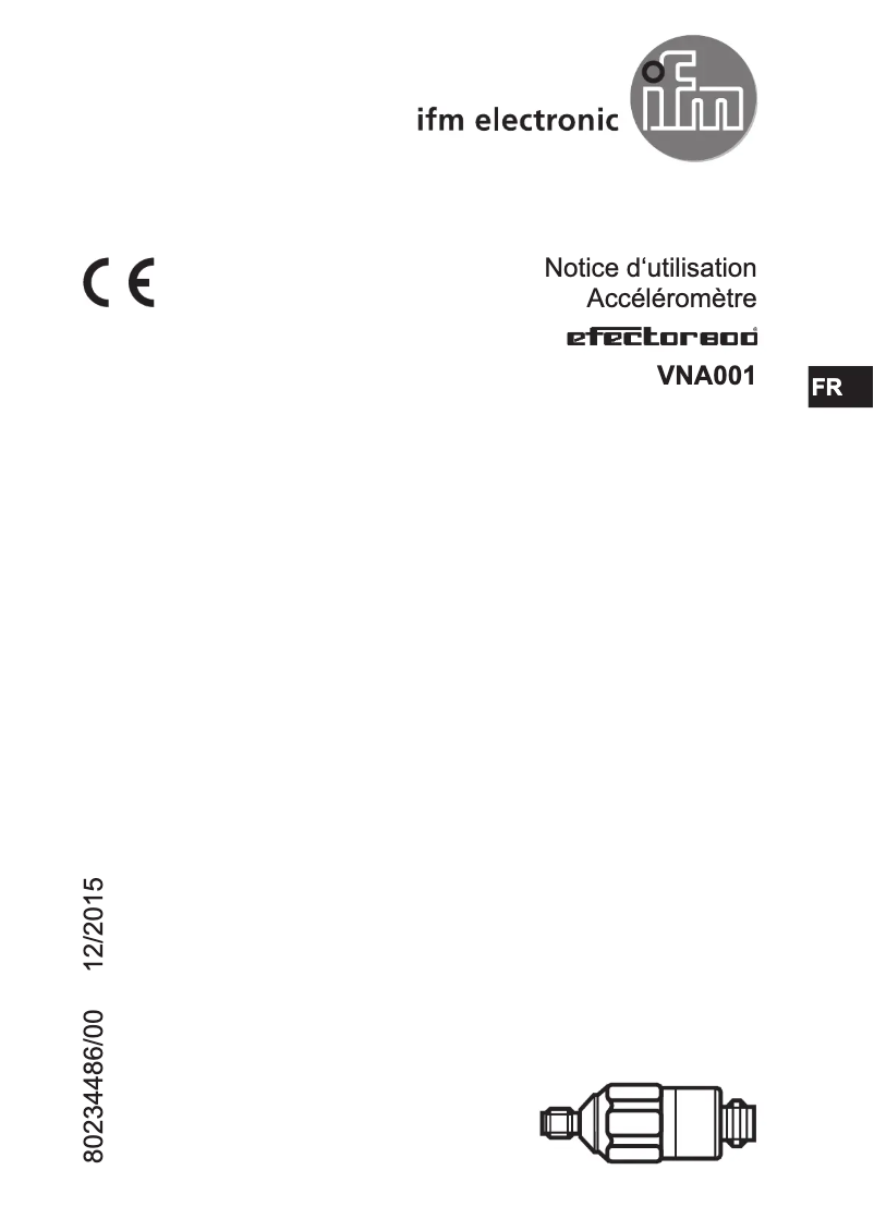 Page n°1 - Manuel utilisateur IFM VNA001