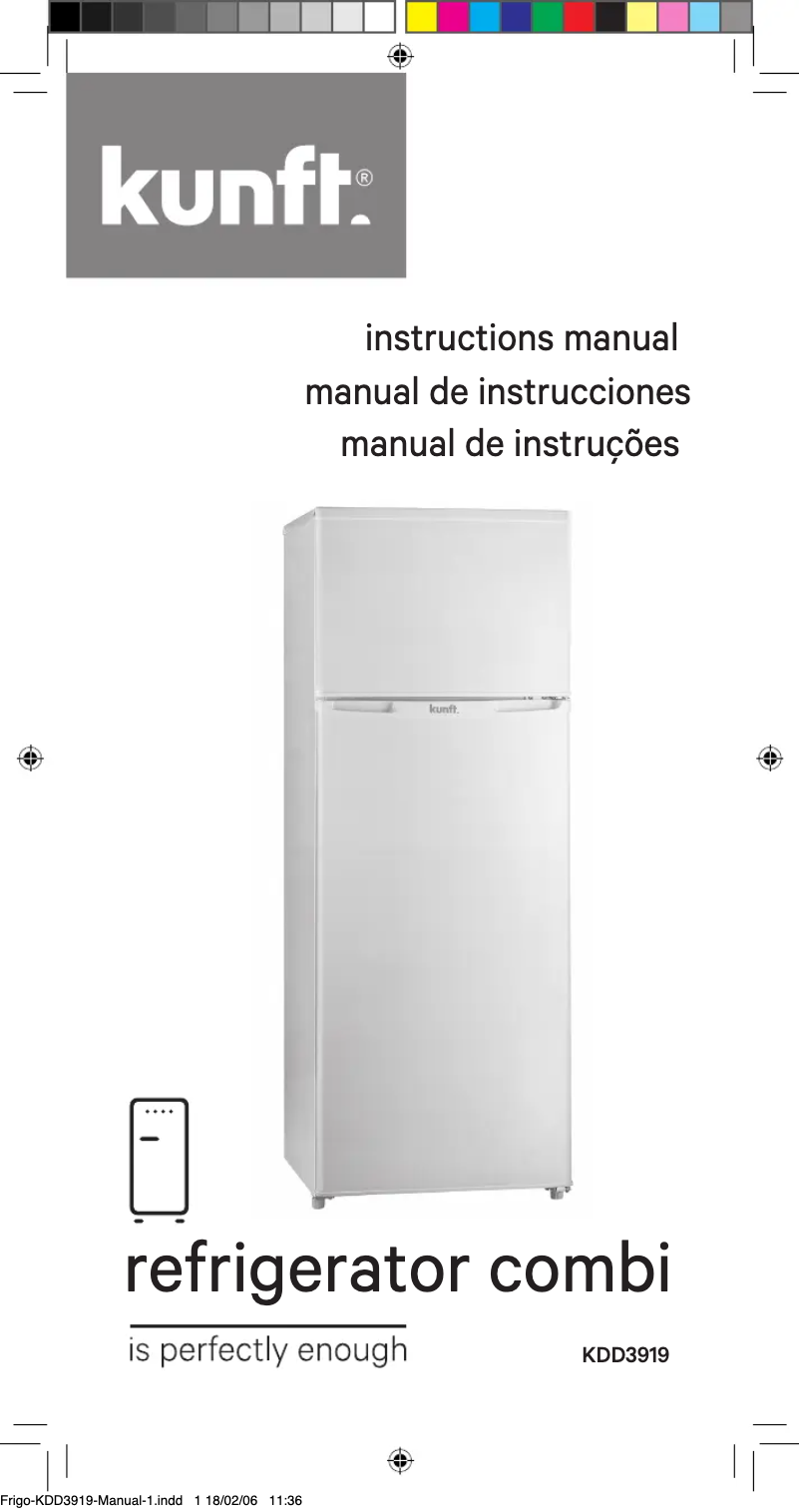 Page 1 de la notice Manuel utilisateur Kunft KDD3919