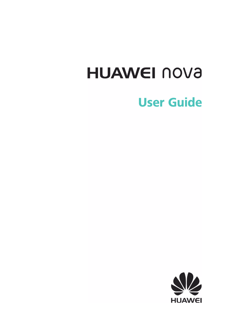 Page 1 de la notice Manuel utilisateur Vodafone Huawei Nova