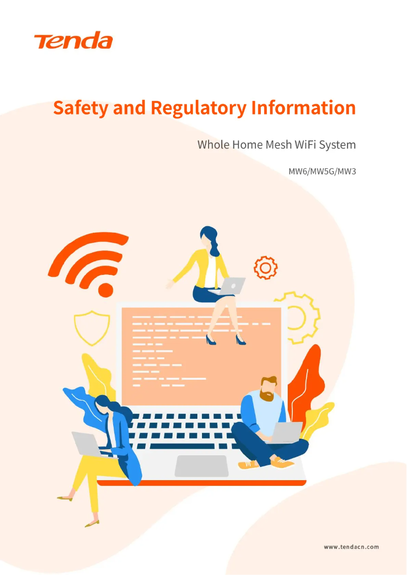 Page n°1 - Instructions de sécurité Tenda Nova MW3