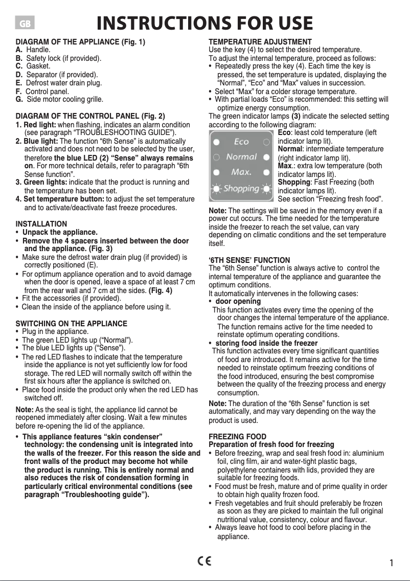 Image de la première page du manuel de l'appareil WHE39352 FO