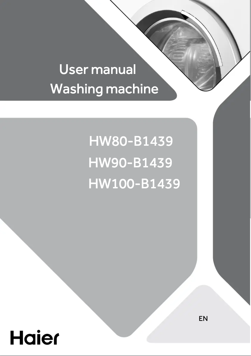 Page n°1 - Mode d'emploi Haier HW80-B1439