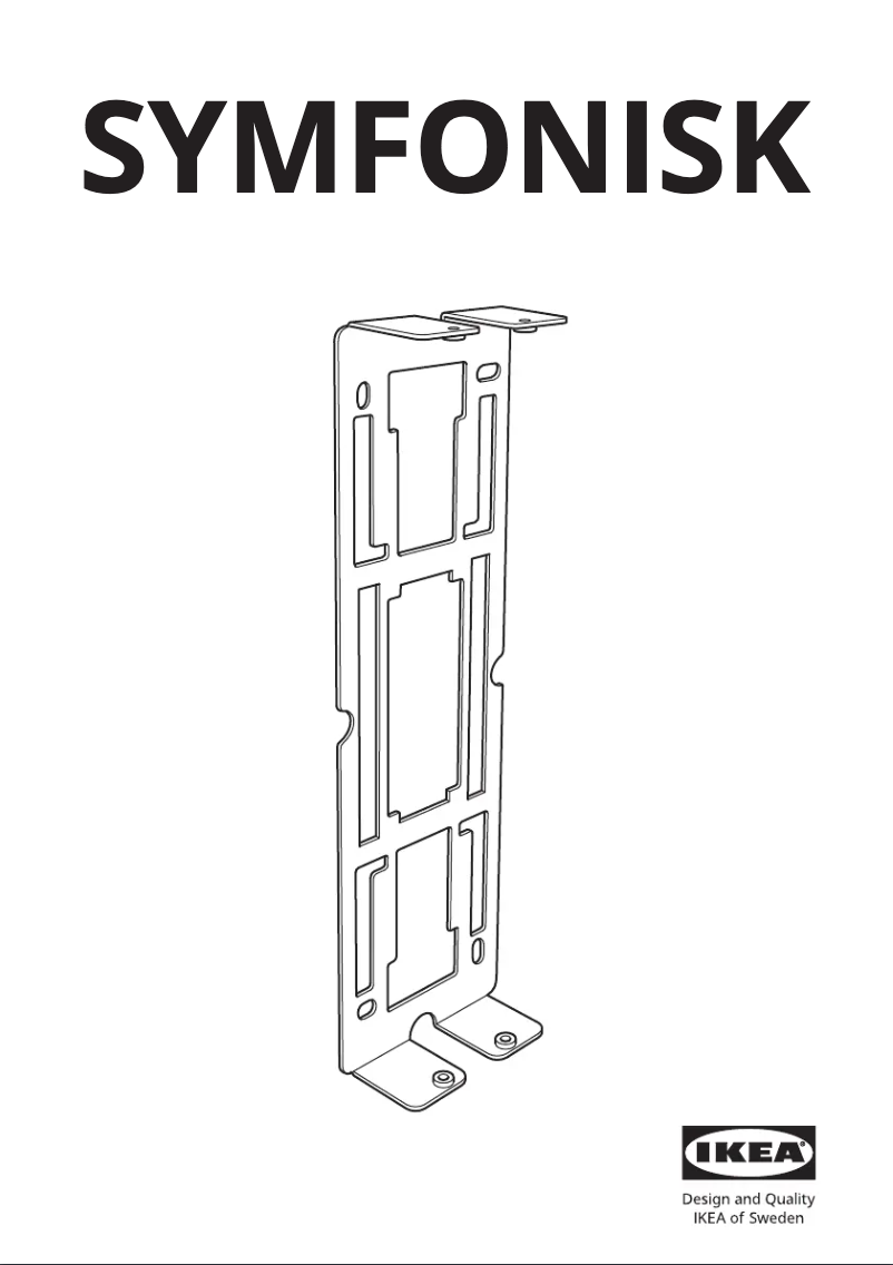 Image de la première page du manuel de l'appareil SYMFONISK 104.381.71