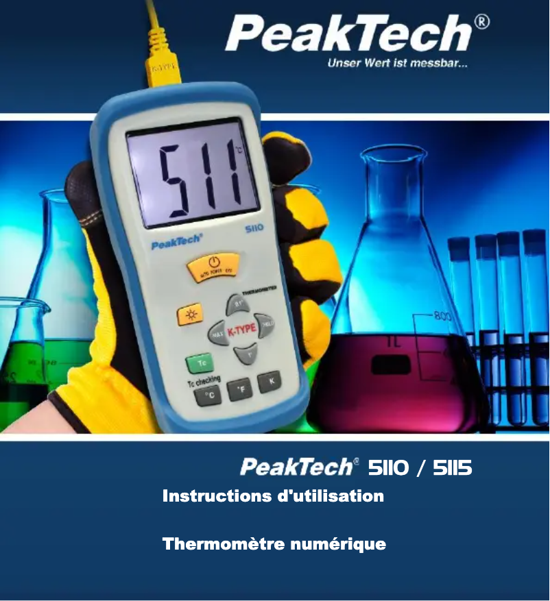 Página 1 del manual Manual de usuario PeakTech 5115