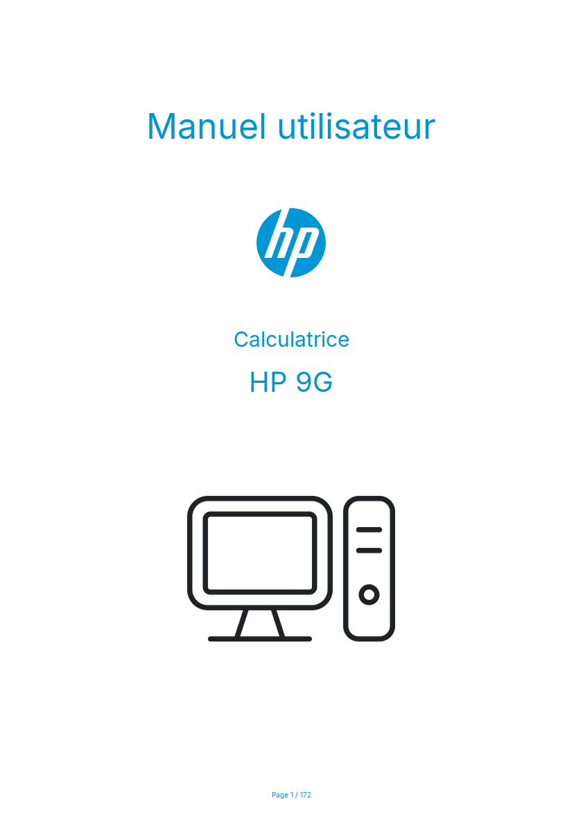 Image de la première page du manuel de l'appareil 9G