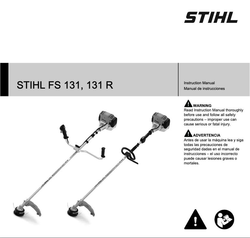 Page 1 de la notice Manuel utilisateur Stihl FS 131 R