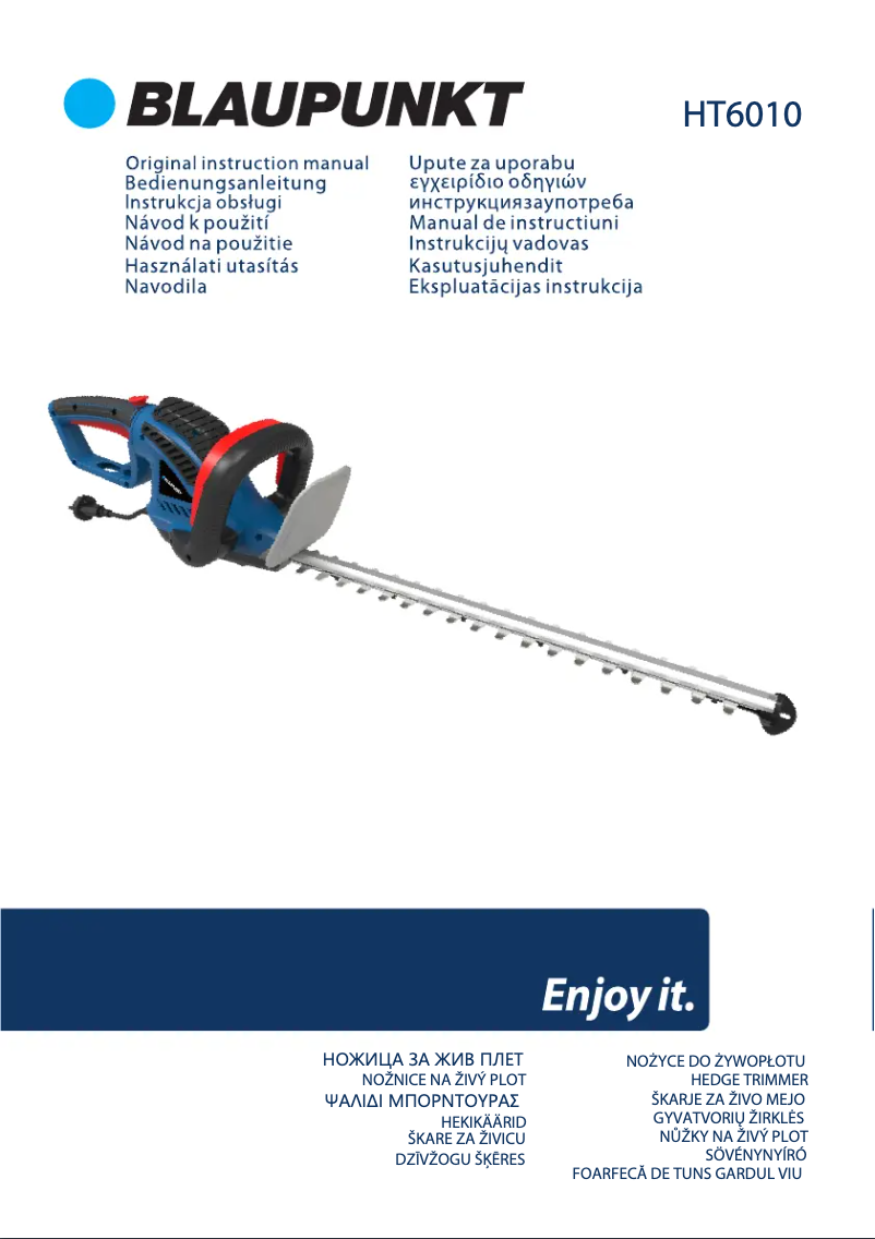 Página 1 del manual Manual de usuario Blaupunkt HT6010