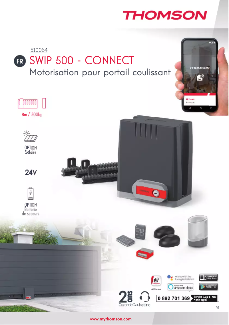 Page n°1 - Manuel utilisateur Thomson 510064